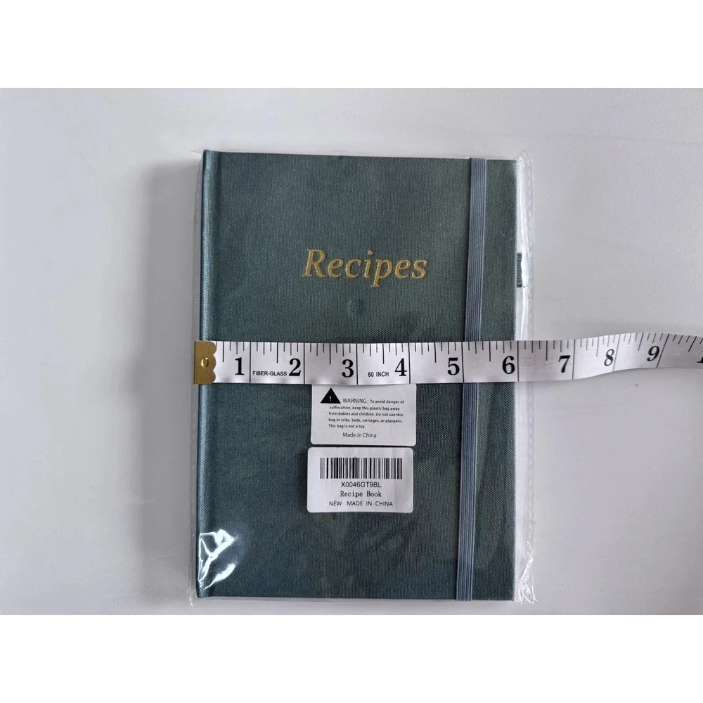 New Recipe Book to Write Your Own Recipes, Blank Cookbook Notebook with Tabs